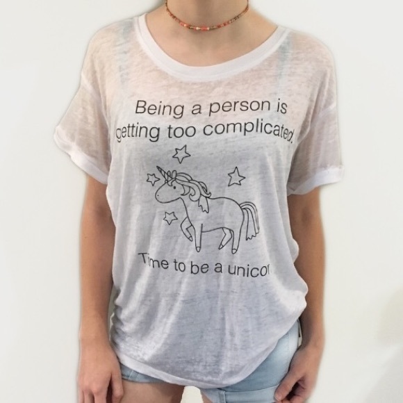 Mighty Fine Tops - Unicorn Tshirt